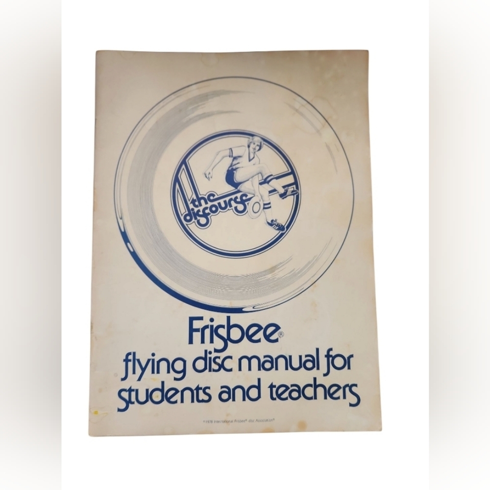 VINTAGE 1978 Frisbee Flying Disc Manual Students & Teachers RARE